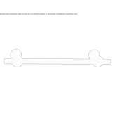 Bridge aluminum furniture handle Zimbor