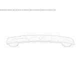 Bronze furniture handle Parkway