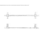 Bridge bronze furniture handle Anthiro