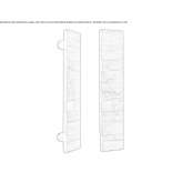 Bronze furniture handle Parkway