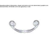 Zamak furniture handle Blato