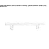 Bronze furniture handle Gillen