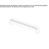 Aluminum furniture handle Blato