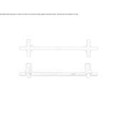 Bridge bronze furniture handle Anthiro