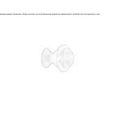 Aluminum furniture knob Zimbor