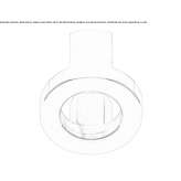 Cromall® furniture knob Carriere