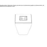 Zamak furniture knob with Swarovski® crystals Ugljan
