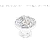 Brass furniture knob in Art Nouveau style Petrova
