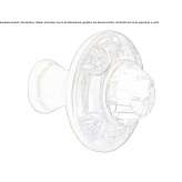 Brass furniture knob with Swarovski® crystals Golega