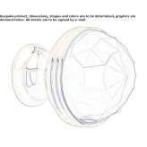 Brass furniture knob with Swarovski® crystals Golega