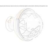 Brass furniture knob with Swarovski® crystals Golega