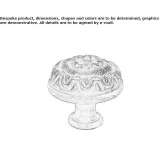 Brass furniture knob Arandas