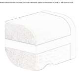Furniture knob made of stainless steel and wood Cesvaine
