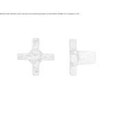 Metal furniture knob Anthiro