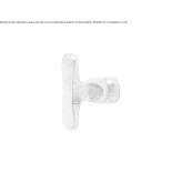 White bronze furniture knob Anthiro