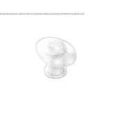 Porcelain furniture knob Blato