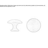 Zamak furniture knob Blato