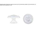 Zamak furniture knob Blato