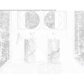 Freestanding Nero Marquina marble washbasin Arbus