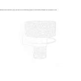 Cement washbasin mounted to the wall Cautano
