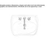 Ceramic washbasin Epinois