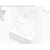 Akron© countertop washbasin Denison