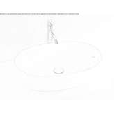 Oval countertop ceramic washbasin Sharkan