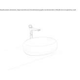 Ceramic countertop washbasin Kishuara