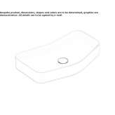 Ceramic countertop washbasin Guayata