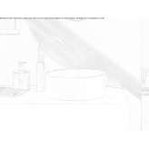 Round steel countertop washbasin Pacheco