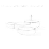 Round countertop washbasin Pades