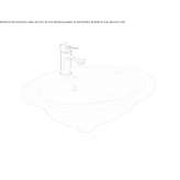 Recessed washbasin in an oval shape Ladelund