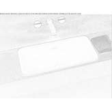 Built-in rectangular ceramic washbasin Vodo