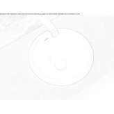 Recessed round ceramic washbasin Vodo