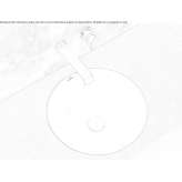 Round ceramic washbasin Lesko