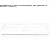 Rectangular metal countertop washbasin Stover
