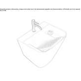 Ceramic washbasin / utility sink Rowland