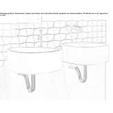 Single concrete washbasin mounted to the wall Uchte