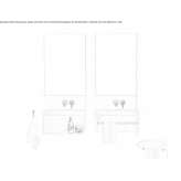 Marble washbasin mounted to the wall Fonda
