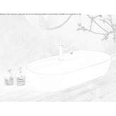 Oval countertop washbasin Toboliu