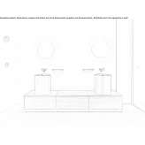Modułowy system łazienkowy ze stali nierdzewnej i drewna Alnmouth