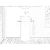 Freestanding Corian® washbasin Tuntange