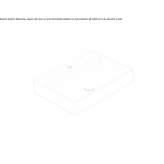 Rectangular Globothin® washbasin Sertania