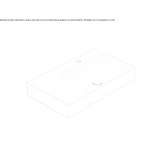 Rectangular Globothin® washbasin Sertania