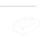 Globothin® single rectangular washbasin Sertania