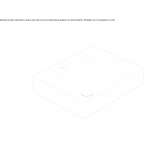Rectangular Globothin® washbasin Sertania