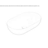 Globothin® single oval countertop washbasin Moris