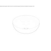 Globothin® single countertop washbasin Moris