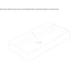 Globothin® single washbasin with overflow Hainfeld