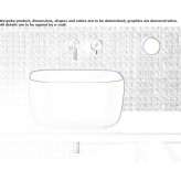 Umywalka ceramiczna prostokątna nablatowa Vigasio